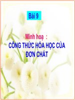 Bài 9 - Minh họa - Công thức hóa học của đơn chất
