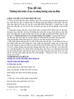 sáng kiến kinh nghiệm những bài toán về tụ và năng lượng của tụ điện