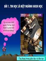 Tin học là một ngành khoa học