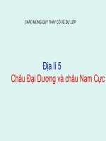 Chau dai duong chau nam cuc