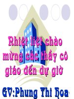 tiêt 12 : Công thưc Hóa học