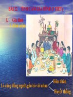 Bài 22: Tình cảm gia đình