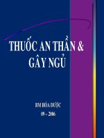 THUỐC AN THẦN