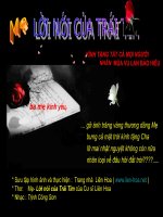 Mẹ - lời nói của trái tim