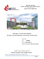 Tiểu luận Hồ Chí Minh  con người và nhân cách