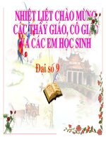 Tiết 56: Đại 9 Luyện tập