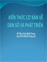 Kiến thức cơ bản về dân số