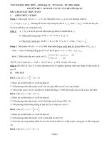 LTĐH Chuyên đề: Khảo Sát Hàm Số  Các Bài Toán Liên Quan