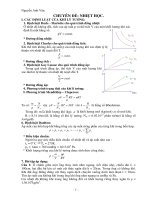 chuyên đề nhiệt học nâng cao vật lý 10