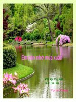 Em còn nhớ mùa xuân