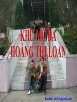 MỘ BÀ HOÀNG THỊ LOAN