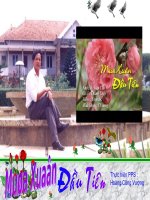 MÙA XUÂN ĐẦU TIÊN -Văn Cao