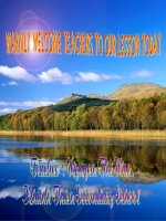 Unit 8: Country life and city life