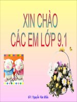 Bài 1: tính chất hóa học và phân loại oít