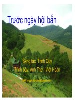 bài hát Trước ngày hội bắn