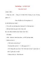 Giáo án lớp 1 môn Toán: Tên Bài Dạy : LUYỆN TẬP Các số từ 1 tới 5 potx