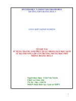 skkn sử dụng tranh, ảnh trực quan trong dạy học lịch sử địa phương lớp 12 ở trường thpt hoằng hóa 3