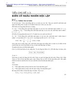 LÝ THUYẾT XÁC SUẤT PHẦN 1 - TRẦN DIÊN HIỂN - 3 doc