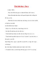 Giáo án lớp 1 môn Tiếng Việt :Tên bài dạy: Âm e pps