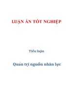 Tiểu luận: Quản trị nguồn nhân lực pps