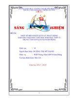 skkn một số biện pháp quản lý hoạt động giáo dục đạo đức cho học sinh bậc thpt ở trung tâm gdtx huyện kim động