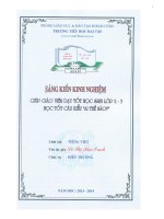 skkn giúp giáo viên dạy tốt học sinh lớp 2-3 học tốt kiểu câu ai thế nào