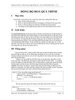 GIÁO TRÌNH NGUYÊN LÝ HỆ ĐIỀU HÀNH_CHƯƠNG 5 potx