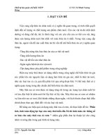 Đề tài : Phân tích, tính toán động lực học của máy thái kiểu đĩa.Từ đó tính toán các thông số cơ bản cho máy thái rau cỏ rơm potx