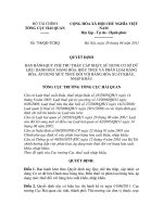 QUY CHẾ THU THẬP, CẬP NHẬT SỬ DỤNG CƠ SỞ DỮ LIỆU DANH MỤC HÀNG HÓA BIỂU THUẾ pptx