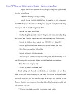 Thực trạng và giải pháp hòan thiện thẩm định dự án đầu tư tài chính tại VPBANK Hòan Kiếm - 4 ppt