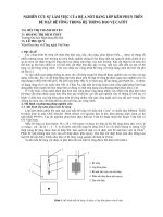 Báo cáo nghiên cứu khoa học: 