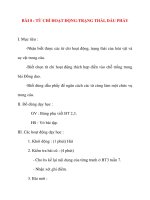 Giáo án lớp 2 môn Luyện Từ Và Câu: BÀI 8 : TỪ CHỈ HOẠT ĐỘNG-TRẠNG THÁI, DẤU PHẨY ppt