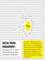 Social Media Engagement: Guide To Real Time Publishing And Online Conversations
