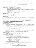 ôn thi đại học toán số 2