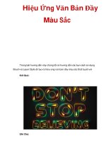 Hiệu Ứng Văn Bản Đầy Màu Sắc pdf