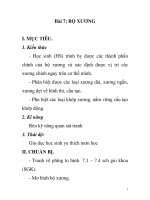 GIÁO ÁN SINH 7_Bài 7: BỘ XƯƠNG pot