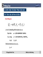 Bài giảng môn ĐỊA CƠ NỀN MÓNG - Chương 3 potx