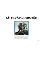 KỸ THUẬT DI TRUYỀN - PHẦN 1 potx