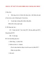 Giáo án lớp 2 môn Luyện Từ Và Câu: BÀI 22 : TỪ NGỮ VỀ LOÀI CHIM. DẤU CHẤM, DẤU PHẨY pps