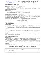 ôn thi vip đại học môn toán số 4