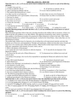 KIỂM TRA ANH VĂN - TEST NO1 pps