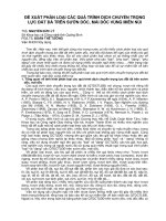 Báo cáo nghiên cứu khoa học: 