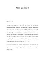 Viêm gan siêu vi pot