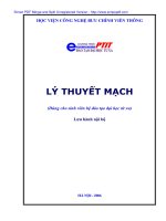 BÀI GIẢNG LÝ THUYẾT MẠCH THS. NGUYỄN QUỐC DINH - 1 potx