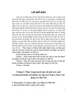 Thực trạng và những kiến nghị nhằm nâng cao hiệu quả công tác kế toán chi phí sản xuất và tính giá thành sản phẩm xây lắp tại công ty đầu tư xây dựng số 2 hà nội