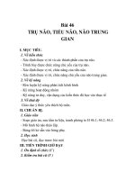 GIÁO ÁN SINH 7_Bài 46 :TRỤ NÃO, TIỂU NÃO, NÃO TRUNG GIAN ppsx