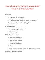 Giáo án lớp 2 môn Luyện Từ Và Câu: BÀI 28 : TỪ NGỮ VỀ CÂY CỐI. ĐẶT VÀ TRẢ LỜI CÂU HỎI ĐỂ LÀM GÌ pdf