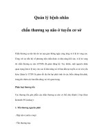 Quản lý bệnh nhân chấn thương sọ não ở tuyến cơ sở ppsx