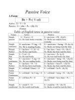 Passive Voice In English