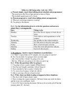 Kiểm tra chất lượng môn: Anh văn – Đề 6 docx